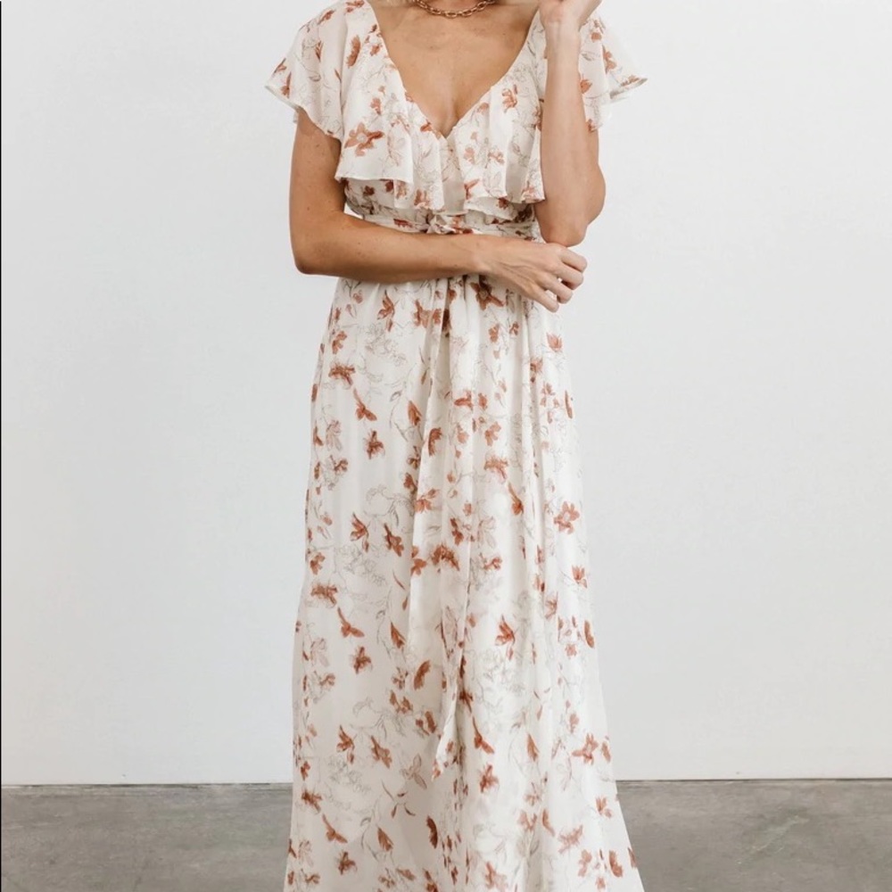 COPY - Baltic Born Katya Ruffle Maxi Dress